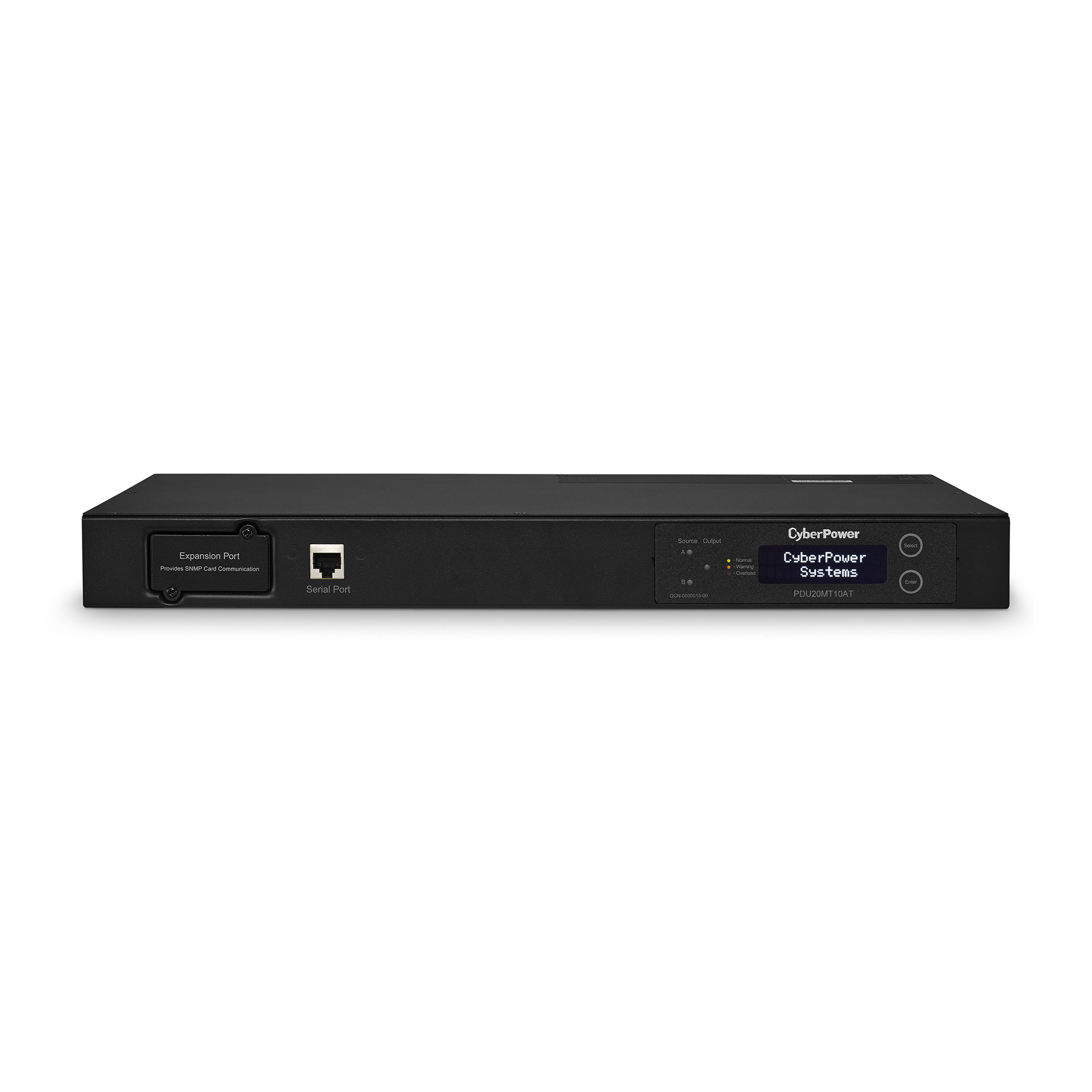1U Rackmount 10 Outlets CyberPower PDU20MT10AT Metered ATS PDU 100-120V/20A 