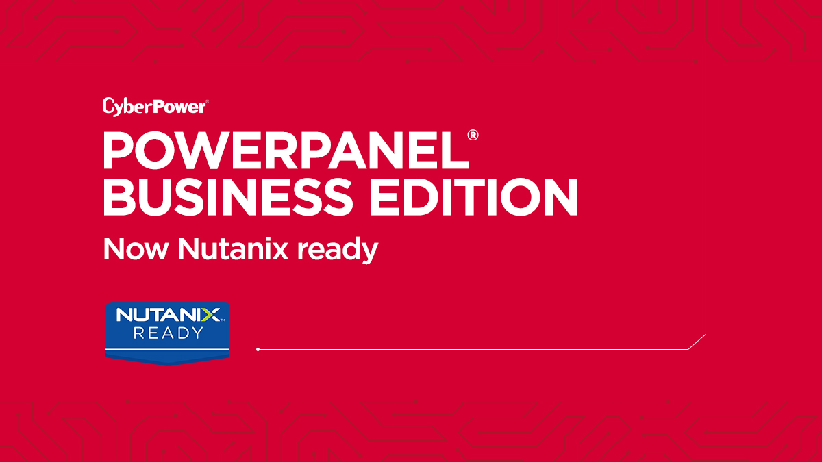 PowerPanel Business & Nutanix Graphic 