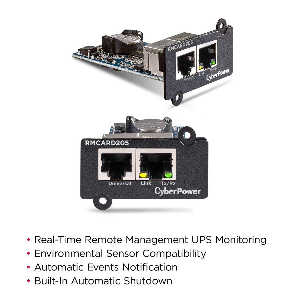 CyberPower RMCARD205 Netzwerkkarte Generalüberholt - USV Fernmanagement Karte