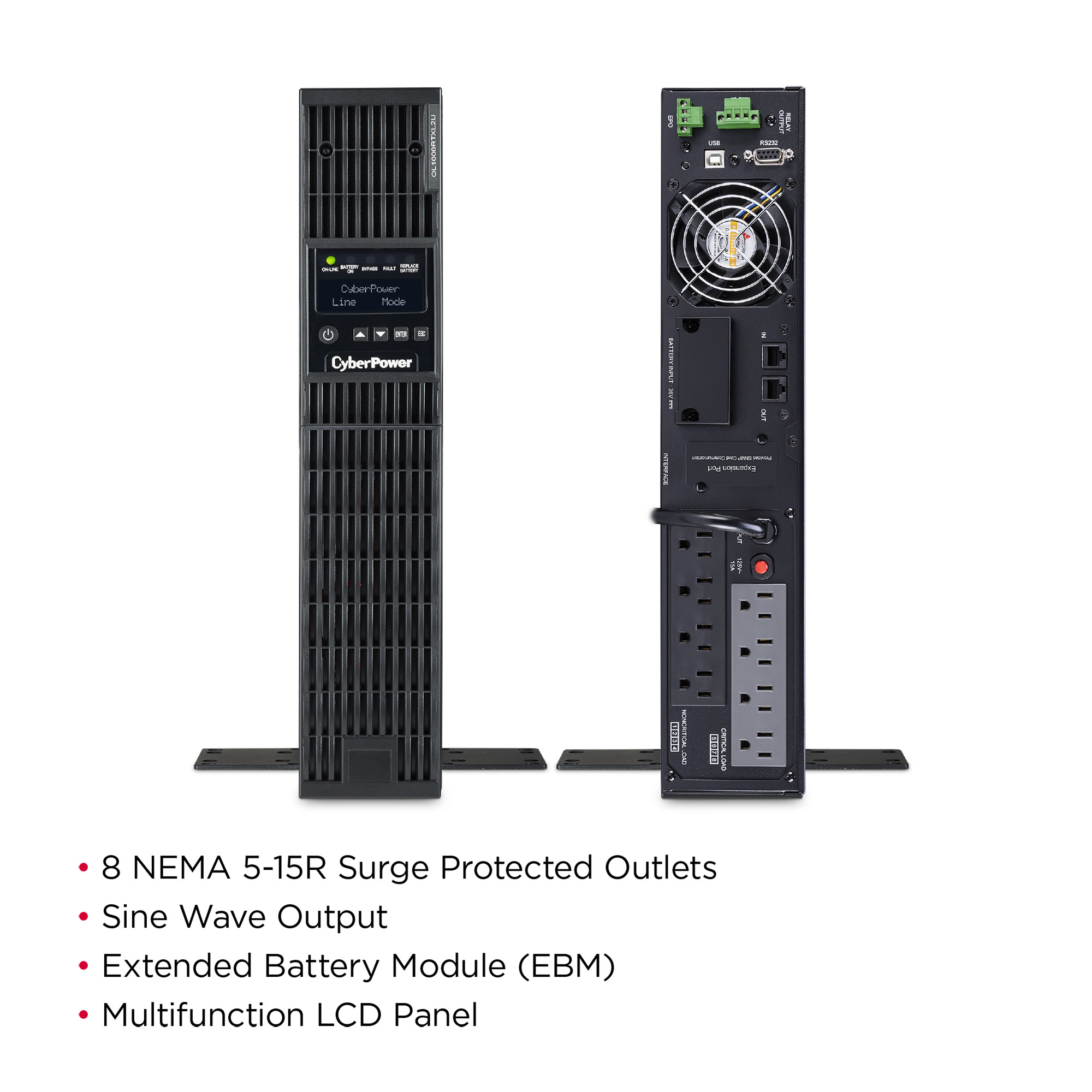 CyberPower Smart App Online Li-Ion UPS (Integrated Battery) - Thumbnail 2