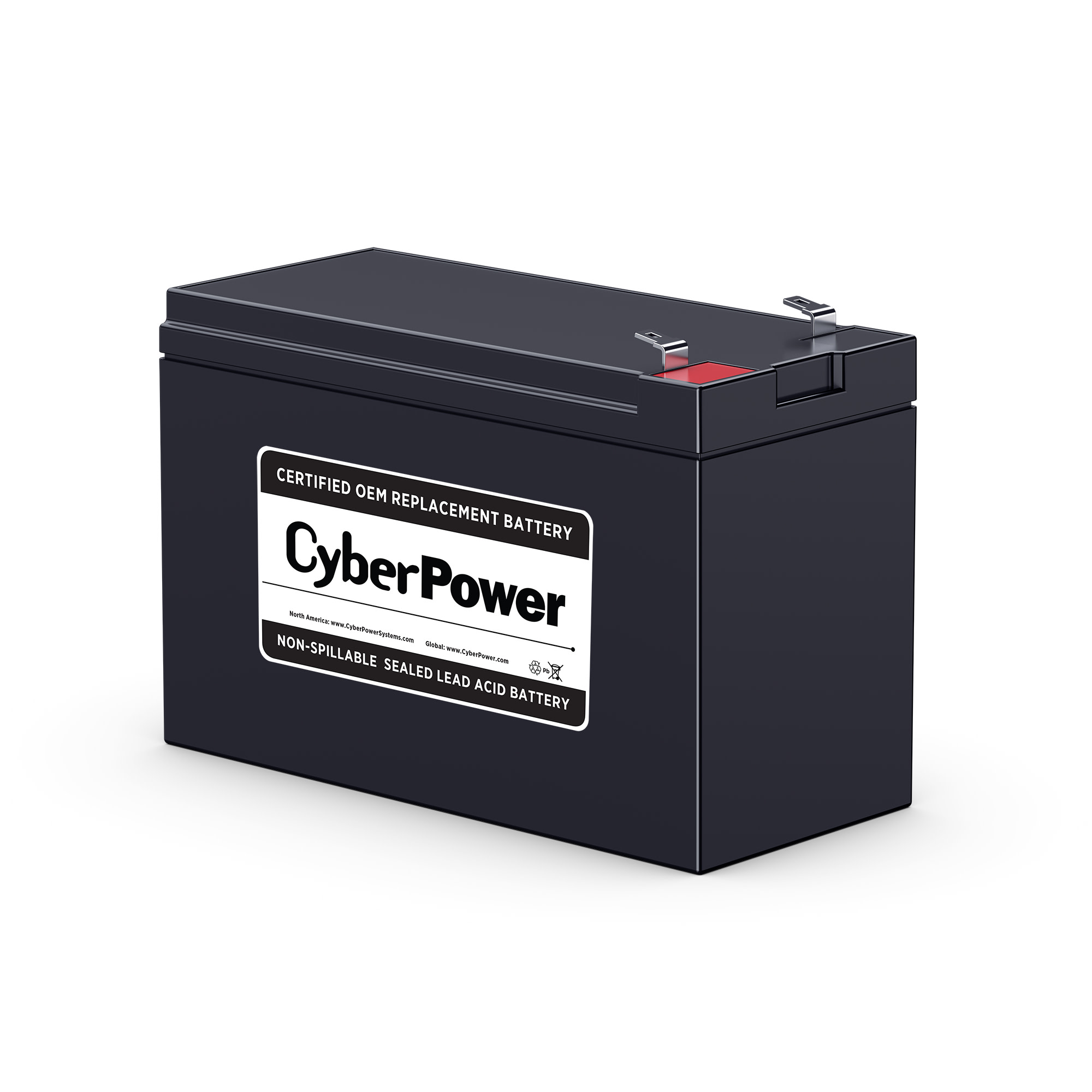 CyberPower RB1280 UPS Replacement Battery - 12V/8Ah Cartridge For CP685AVR Models