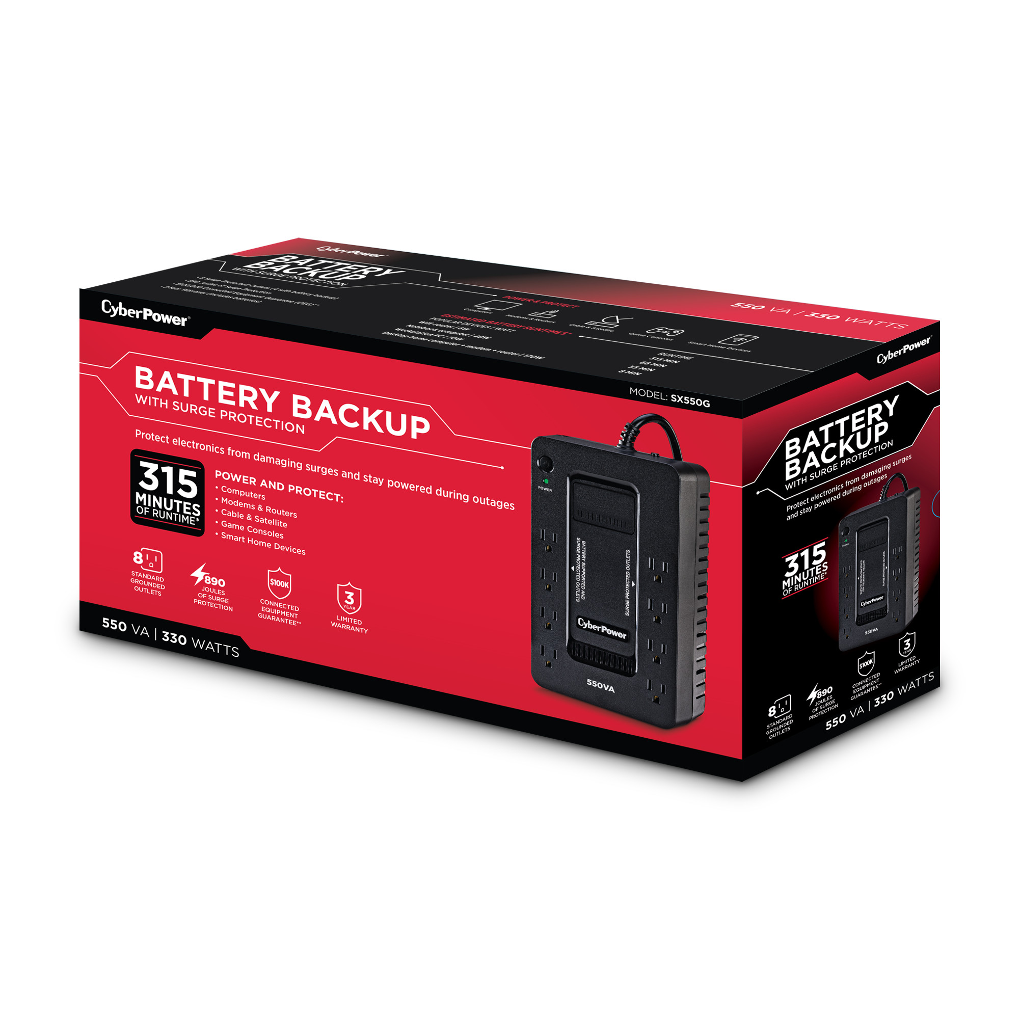 SX550G - Battery Backup - Product Details, Specs, Downloads
