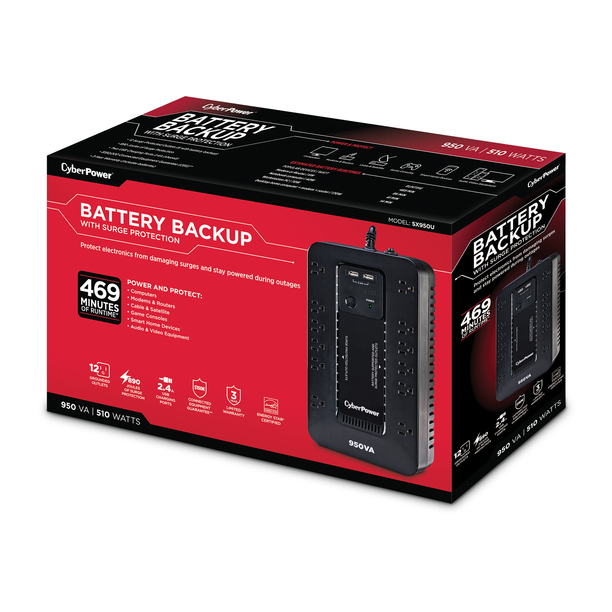 SX950U - Battery Backup - Product Details, Specs, Downloads