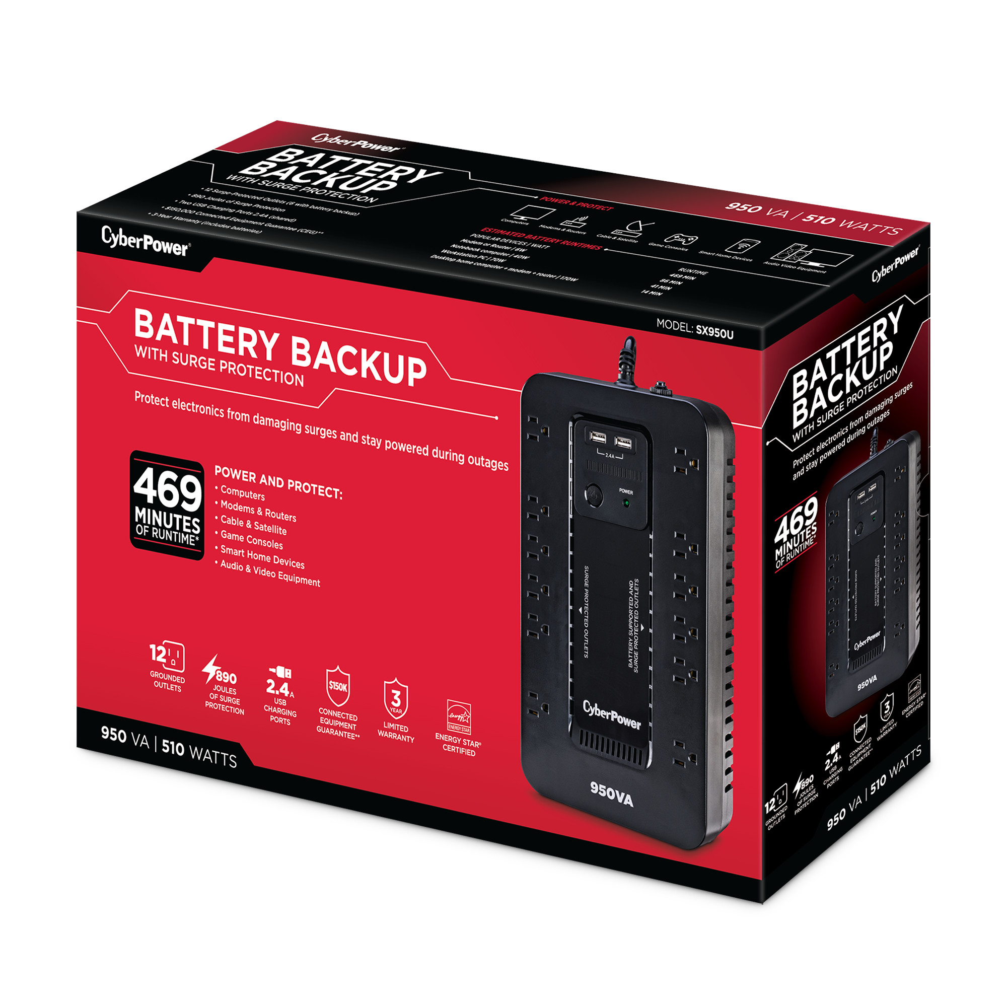 SX950U - Battery Backup - Product Details, Specs, Downloads
